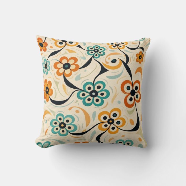 Coussin Chemin de Pétales (Recto)