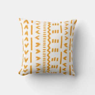 Coussin Chemins De Motif Africain En Toile De Soleil En Bl