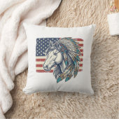 Coussin Chemise à manches courtes de conception de cheval  (Couverture)