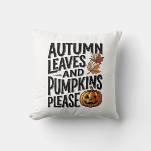 Coussin Chemise Automne Citrouille Avec Feuilles Et Vib Ha