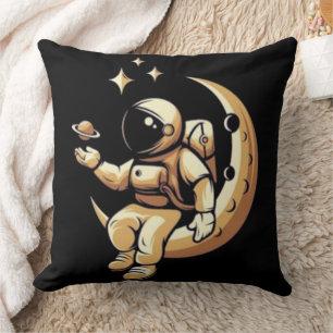Coussin Chemise d'astronaute, Planètes drôles, Spaceman 