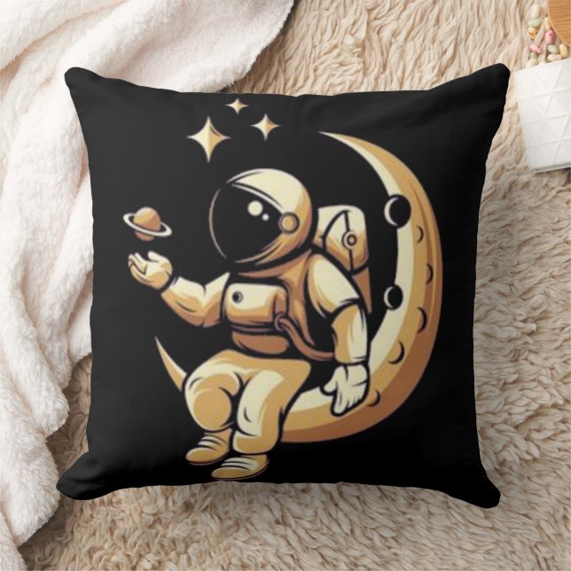 Coussin Chemise d'astronaute, Planètes drôles, Spaceman  (Couverture)