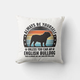 Coussin Chemise de amateur de chien Sunset Vintage Bouledo
