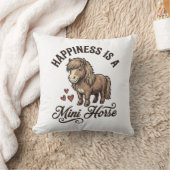Coussin Chemise de conception de cheval miniature gravure  (Couverture)