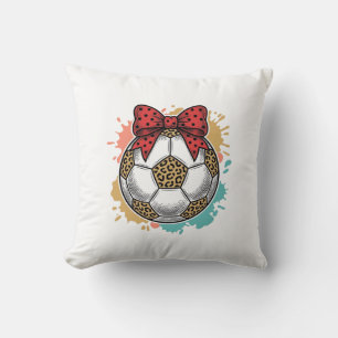 Coussin Chemise de conception de gravure vintage de footba