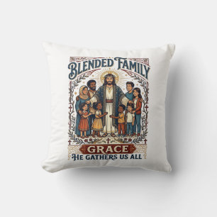 Coussin Chemise de famille recomposée Jésus Chemise chréti