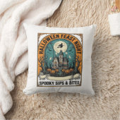 Coussin Chemise de fête d'Halloween Repas effrayant Maison (Couverture)