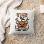 Coussin Chemise de gravure de citrouille Halloween Prof de (Couverture)