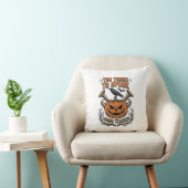 Coussin Chemise de gravure de citrouille Halloween Prof de (Chaise)