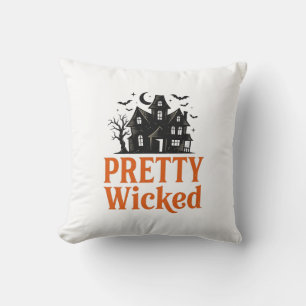 Coussin Chemise de maison hantée Halloween vintage Pretty 