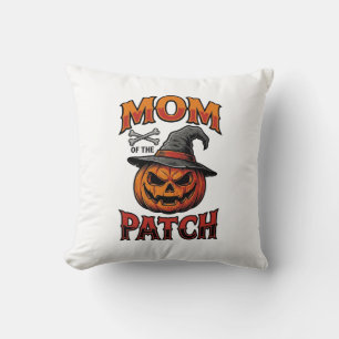 Coussin Chemise de maman Halloween Citrouille Os Art Vinta
