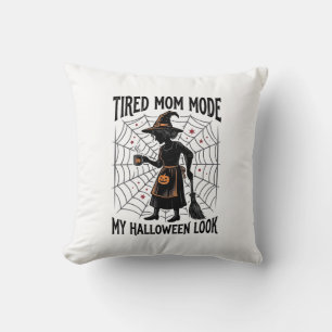 Coussin Chemise de maman Halloween Costume fatigué Graphiq