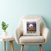 Coussin Chemise de papa Halloween difficile à hanter drôle (Chaise)