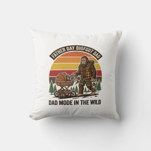 Coussin Chemise de père Bigfoot Papa Camping Légende Père