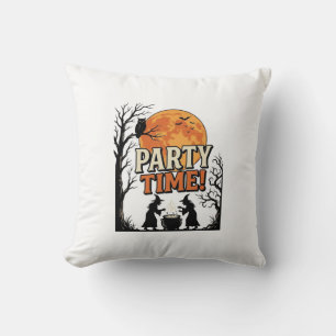 Coussin Chemise de sorcière de chaudron de fête d'Hallowee