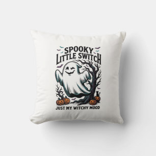 Coussin Chemise de sorcière d'Halloween Design d'humour de