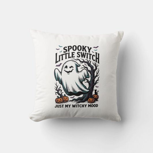 Coussin Chemise de sorcière d'Halloween Design d'humour de (Recto)