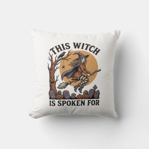 Coussin Chemise de sorcière drôle Cimetière hanté Gravure