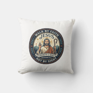Coussin Chemise de tendance de café Jésus Matcha Graphique