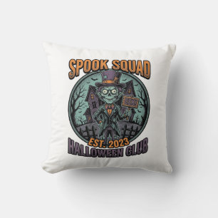 Coussin Chemise de zombie Halloween drôle de l'équipe Spoo