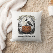 Coussin Chemise d'enseignant d'histoire de l'art avec grav (Couverture)