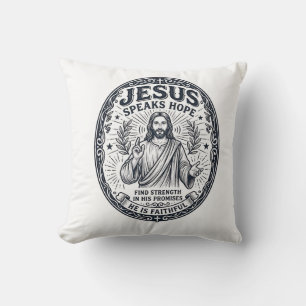 Coussin Chemise d'inclusion de la communauté sourde Jésus 