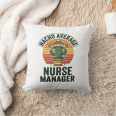 Coussin Chemise drôle de cactus Nacho Average Nurse Manage (Couverture)