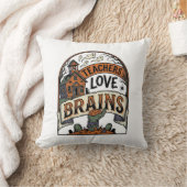 Coussin Chemise Halloween pour enseignant Les enseignants  (Couverture)