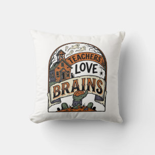 Coussin Chemise Halloween pour enseignant Les enseignants
