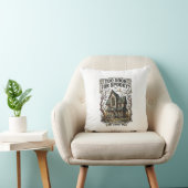 Coussin Chemise Halloween précoce Design de maison hantée (Chaise)