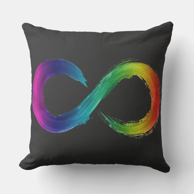 Coussin Chemise Logo Neurodiversity Infinity (Recto)