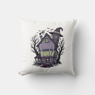 Coussin Chemise Maison Hantée Mignonne Soirée Halloween Dé