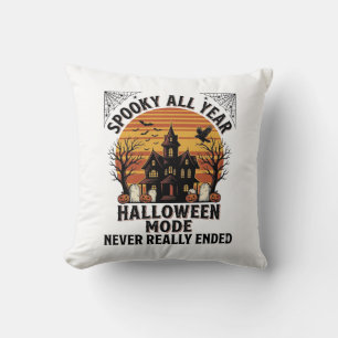 Coussin Chemise rétro Halloween pour les amateurs de saiso
