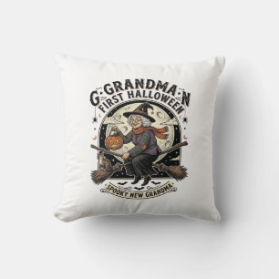 Coussin Chemise sorcière vintage Halloween de grand-mère e