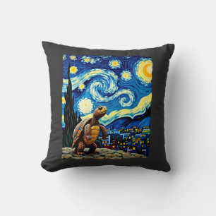 Coussin Chemise Tortue Artistique Tortue Nuit Étoilée (2)