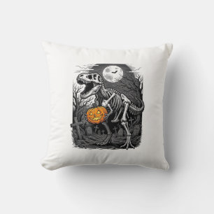Coussin Chemise Vintage Citrouille Squelette Dinosaure Hal