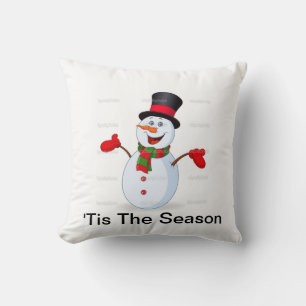 Coussin Cher bonhomme de neige lance l'oreiller