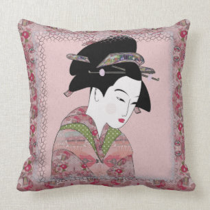 Coussin Cherry Blossom Geisha