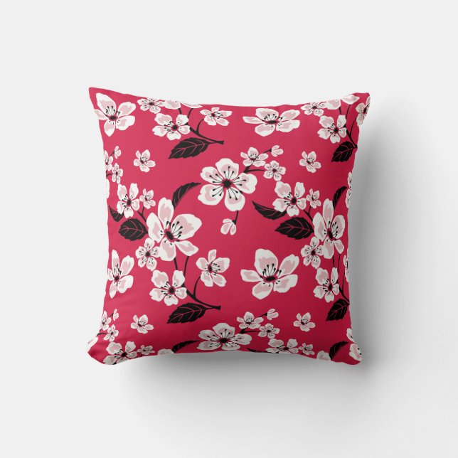 COUSSIN CHERRY BLOSSOM - SAKURA (ROUGE) (Recto)