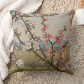 Coussin Cherry Blossom Serenity - Botanical Pillow Art (Couverture)