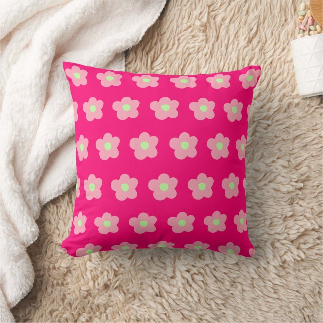 Coussin Cherry Blossoms on Pink (Couverture)