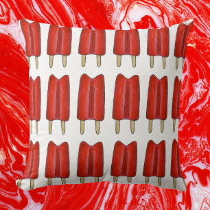 Coussin Cherry Red Twin Pop Popsicle Ice Lolly Lolly