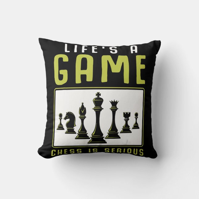 Coussin Chess Heartbeat Chess Master Chess Club (Recto)