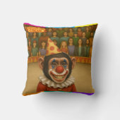 Coussin Chester le clown chimpanzé (Verso)