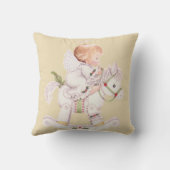 Coussin Cheval à Bascule Bébé Ange Gardien Toute C (Verso)