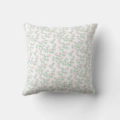 Coussin Cheval à bascule floral rose (Verso)