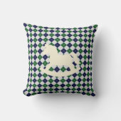 Coussin Cheval à bascule prépa Argyle (Recto)