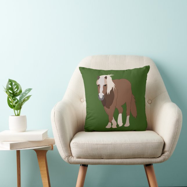 Coussin Cheval Animal Faune Cheval Cheval (Chaise)