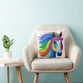 Coussin Cheval arc-en-ciel (Chaise)