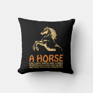 Coussin Cheval Art A Horse Gallops